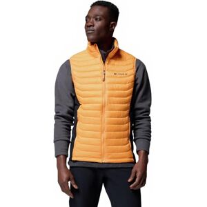 Columbia Men's Powder Pass Hybrid Vest, Puffer Vest Body Warmer, Koi/Black, M Columbia Men's Powder Pass Hybrid Vest, Puffer Vest Body Warmer, Koi/Black, M