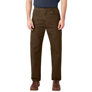 Dickies Men's Relaxed Fit Straight-Leg Duck Carpenter Jean, Brown, 38W x 32L Dickies Men's Relaxed Fit Straight-Leg Duck Carpenter Jean, Brown, 38W x 32L