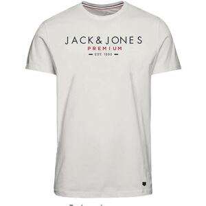 JACK & JONES Men's Jprbluclub Tee Ss Crew Bmuss24 T-Shirt, Cloud Dancer, S JACK & JONES Men's Jprbluclub Tee Ss Crew Bmuss24 T-Shirt, Cloud Dancer, S
