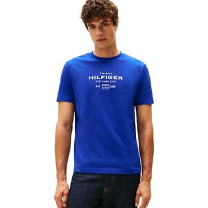 Tommy Hilfiger Men’s Short Sleeve Round Neck Stack Graphic T-Shirt, Blue (Wedge Blue), XXXL Tommy Hilfiger Men’s Short Sleeve Round Neck Stack Graphic T-Shirt, Blue (Wedge Blue), XXXL