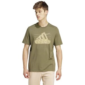 adidas Men's Growth Badge Graphic Tee, Olive strata, M adidas Men's Growth Badge Graphic Tee, Olive strata, M