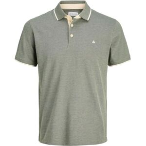 JACK & JONES Men's Jjepaulos Polo SS Noos Polo Shirt, Green (Duffel Bag), L JACK & JONES Men's Jjepaulos Polo SS Noos Polo Shirt, Green (Duffel Bag), L