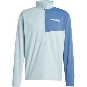adidas Men's Terrex Multi Climacool Half Zip Long Sleeve, Magic Grey, XXL adidas Men's Terrex Multi Climacool Half Zip Long Sleeve, Magic Grey, XXL
