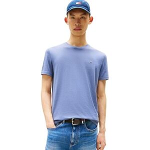 Tommy Jeans Men's TJM XSLIM Jaspe HTR TEE EXT DM0DM20363 S/S T-Shirt, Grey (Blue Moment HTR), XL Tommy Jeans Men's TJM XSLIM Jaspe HTR TEE EXT DM0DM20363 S/S T-Shirt, Grey (Blue Moment HTR), XL