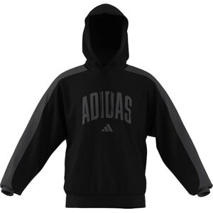 adidas Men's COLLEGIATE FLEECE HOODIE, black/grey six, M Extra Tall adidas Men's COLLEGIATE FLEECE HOODIE, black/grey six, M Extra Tall