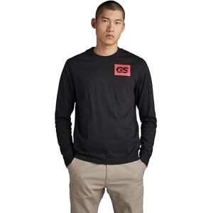 G-STAR RAW G-Star Men's GS RAW back gr r t ls, Black (dk black D23995-C336-6484), M G-STAR RAW G-Star Men's GS RAW back gr r t ls, Black (dk black D23995-C336-6484), M