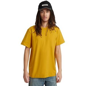 G-STAR Men's Essential Loose T-Shirt, Yellow (dk spice D23471-C784-8171), L G-STAR Men's Essential Loose T-Shirt, Yellow (dk spice D23471-C784-8171), L