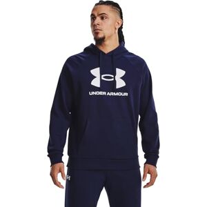 Under Armour Men's UA Rival Fleece Logo HD Shirt Midnight Navy Under Armour Men's UA Rival Fleece Logo HD Shirt Midnight Navy