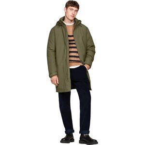 Tommy Hilfiger Men’s Tech Padded Parka with Hood, Multicolor (Army Green), S Tommy Hilfiger Men’s Tech Padded Parka with Hood, Multicolor (Army Green), S