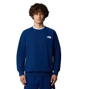 The North Face Men's Raglan Box Nse Crew Sweatshirt, Estate Blue/Tnf White, M The North Face Men's Raglan Box Nse Crew Sweatshirt, Estate Blue/Tnf White, M