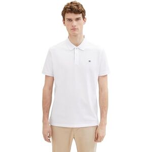 TOM TAILOR Men's 1027713 Polo Shirt, 20000-White, 3XL TOM TAILOR Men's 1027713 Polo Shirt, 20000-White, 3XL