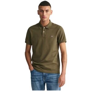 GANT Men's Slim Shield SS Pique Polo Shirt, Racing Green, M GANT Men's Slim Shield SS Pique Polo Shirt, Racing Green, M