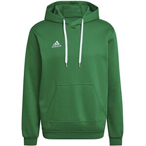 adidas Men's Entrada 22 Sweat Hoodie, Team Green / White, M Extra Tall adidas Men's Entrada 22 Sweat Hoodie, Team Green / White, M Extra Tall