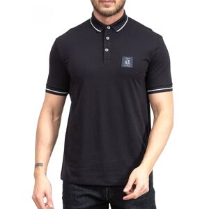 Armani Exchange Men's Regular Fit Cotton Jersey Metallic Icon Patch Polo Shirt, Navy, XS Armani Exchange Men's Regular Fit Cotton Jersey Metallic Icon Patch Polo Shirt, Navy, XS