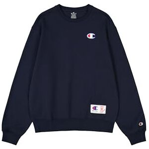 Champion Men's Legacy Retro Sport (220325) -Soft Compact Poly Fleece Back Logo Crewneck Sweatshirt, Blue (BS501), XL Champion Men's Legacy Retro Sport (220325) -Soft Compact Poly Fleece Back Logo Crewneck Sweatshirt, Blue (BS501), XL
