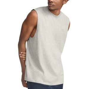 Champion Men's Classic Jersey Muscle T-Shirt, Oxford Grey, S Champion Men's Classic Jersey Muscle T-Shirt, Oxford Grey, S