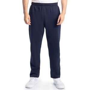 Fruit of the Loom Men's Eversoft Fleece Open Bottom Sweatpants with Pockets, Relaxed Fit, Moisture Wicking, Breathable, Navy, Small Fruit of the Loom Men's Eversoft Fleece Open Bottom Sweatpants with Pockets, Relaxed Fit, Moisture Wicking, Breathable, Navy, Small