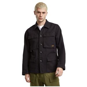G-STAR Men's 4 Pocket Overshirt, Black (dk black gd D25207-D752-B564), M G-STAR Men's 4 Pocket Overshirt, Black (dk black gd D25207-D752-B564), M