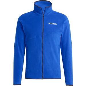 adidas Men's Terrex Multi Full Zip Fleece Jacket, Semi Lucid Blue, XXL adidas Men's Terrex Multi Full Zip Fleece Jacket, Semi Lucid Blue, XXL