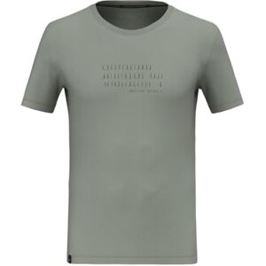 Salewa Mens Eagle Poem Dry M T-Shirt, Shadow, XXL EU Salewa Mens Eagle Poem Dry M T-Shirt, Shadow, XXL EU