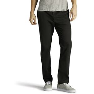 Lee Men's Extreme Motion Flat Front Slim Straight Pant Casual, Black, 36W x 32L Lee Men's Extreme Motion Flat Front Slim Straight Pant Casual, Black, 36W x 32L