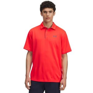 Under Armour Men's Tech Polo, Lightweight, Fast-Drying and Breathable Men's Top, Casual Polo Shirt with 3-Button Placket and Collar,Racer Red / / Pitch Gray,SM Under Armour Men's Tech Polo, Lightweight, Fast-Drying and Breathable Men's Top, Casual Polo Shirt with 3-Button Placket and Collar,Racer Red / / Pitch Gray,SM