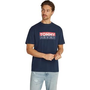 Tommy Jeans Men's Tjm Reg Rwb Tommy Entry Tee Ext Dm0dm19684 S/S T-Shirt, Blue (Dark Night Navy), XXL Tommy Jeans Men's Tjm Reg Rwb Tommy Entry Tee Ext Dm0dm19684 S/S T-Shirt, Blue (Dark Night Navy), XXL