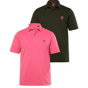 JP 1880 Men's Large Sizes Plus Sizes Menswear L-8XL T-Shirts, Basic, Pack of 2, Round Neck, up to 8XL 702637, Pink, XXL JP 1880 Men's Large Sizes Plus Sizes Menswear L-8XL T-Shirts, Basic, Pack of 2, Round Neck, up to 8XL 702637, Pink, XXL