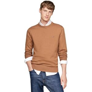 Tommy Hilfiger Men’s Crew Neck Regular Fit Jumper, Beige (Safari Canvas), 3XL Tommy Hilfiger Men’s Crew Neck Regular Fit Jumper, Beige (Safari Canvas), 3XL