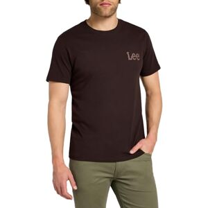 Lee Men's Medium Wobbly TEE T-Shirt, Espresso, S Lee Men's Medium Wobbly TEE T-Shirt, Espresso, S