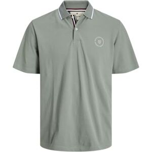 JACK & JONES Men's Jprblushield SS Polo Sg Shirt, Lily pad, XS JACK & JONES Men's Jprblushield SS Polo Sg Shirt, Lily pad, XS