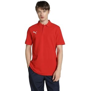 Puma Unisex Teamgoal Casuals Polo, Red- White, S EU Puma Unisex Teamgoal Casuals Polo, Red- White, S EU