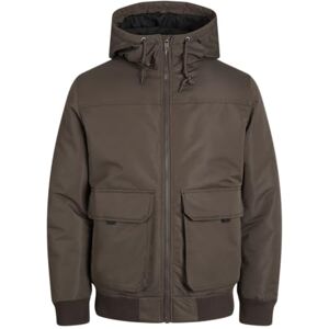 JACK & JONES Men's Jjconstruct Bomber Bomber Jacket, mulch, M JACK & JONES Men's Jjconstruct Bomber Bomber Jacket, mulch, M