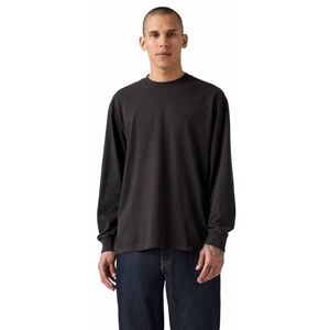 Levi's Men's Ls Authentic Tee T-Shirt, Mineral Black Garmen, S Levi's Men's Ls Authentic Tee T-Shirt, Mineral Black Garmen, S