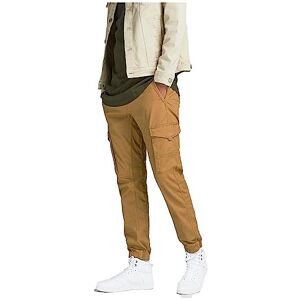 JACK & JONES Men's Jpstpaul Jjflake AKM Noos Cargo Trousers, Rubber, 33W / 32L JACK & JONES Men's Jpstpaul Jjflake AKM Noos Cargo Trousers, Rubber, 33W / 32L