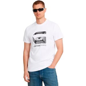 G-STAR Men's Paris T-Shirt, White (white D25706-C336-110), M G-STAR Men's Paris T-Shirt, White (white D25706-C336-110), M