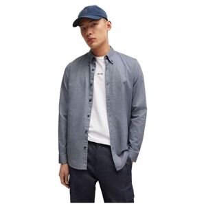 Boss Mens Rickert M Button-Down Regular-fit Shirt in Oxford Cotton Boss Mens Rickert M Button-Down Regular-fit Shirt in Oxford Cotton