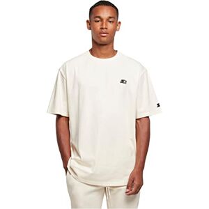 STARTER BLACK LABEL Men's St242-starter Essential Oversize Tee T-Shirt, Palewhite, S STARTER BLACK LABEL Men's St242-starter Essential Oversize Tee T-Shirt, Palewhite, S