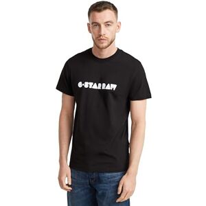 G-STAR Men's Graphic Script T-Shirt, Black (dk black D25680-336-6484), L G-STAR Men's Graphic Script T-Shirt, Black (dk black D25680-336-6484), L