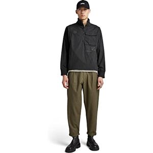 G-STAR Men's Half Zip Overshirt, Black (dk black D21983-A790-6484), XL G-STAR Men's Half Zip Overshirt, Black (dk black D21983-A790-6484), XL