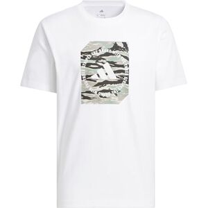 adidas Men's CAMO Shape Graphic T-Shirt, White/Wonder Alumina, M adidas Men's CAMO Shape Graphic T-Shirt, White/Wonder Alumina, M