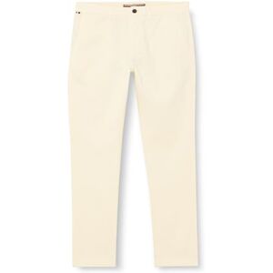 Tommy Hilfiger Men Trousers Bleecker Slim Fit Chino, White (Calico), 31W/30L Tommy Hilfiger Men Trousers Bleecker Slim Fit Chino, White (Calico), 31W/30L