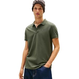 Tommy Jeans Men’s Short Sleeve Slim Fit Placket Polo Shirt, Green (Pewter Green), XL Tommy Jeans Men’s Short Sleeve Slim Fit Placket Polo Shirt, Green (Pewter Green), XL