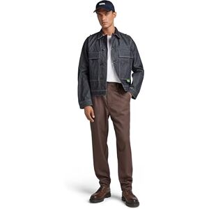 G-STAR Men's Utility Flap Pocket Jacket, Blue (raw denim D21896-B988-001), L G-STAR Men's Utility Flap Pocket Jacket, Blue (raw denim D21896-B988-001), L