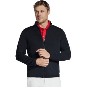 Skechers Men's The Hoodless Hoodie Ottoman Jacket, Bold Black, L Skechers Men's The Hoodless Hoodie Ottoman Jacket, Bold Black, L