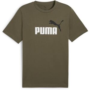 Puma ESS 2 Color No. 1 Logo Tee Loden Green Puma ESS 2 Color No. 1 Logo Tee Loden Green
