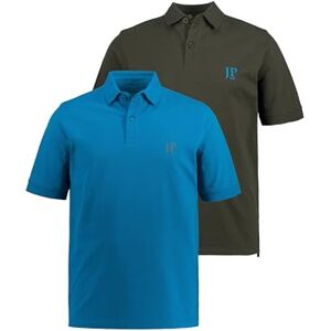 JP 1880 Men's Poloshirts, 2er-Pack Polo Shirt Blue Turquoise XXL JP 1880 Men's Poloshirts, 2er-Pack Polo Shirt Blue Turquoise XXL