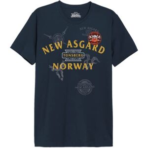 Marvel METLATMTS010 Men's T-Shirt, Navy, M, Navy Blue, M Marvel METLATMTS010 Men's T-Shirt, Navy, M, Navy Blue, M