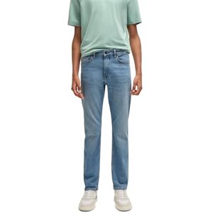 Boss Mens Delaware BO Pure-Blue Slim-fit Jeans in Comfort-Stretch Denim Boss Mens Delaware BO Pure-Blue Slim-fit Jeans in Comfort-Stretch Denim