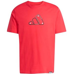 adidas Men's Motorsport Track Graphic T-Shirt, Pure Ruby, 3XL adidas Men's Motorsport Track Graphic T-Shirt, Pure Ruby, 3XL